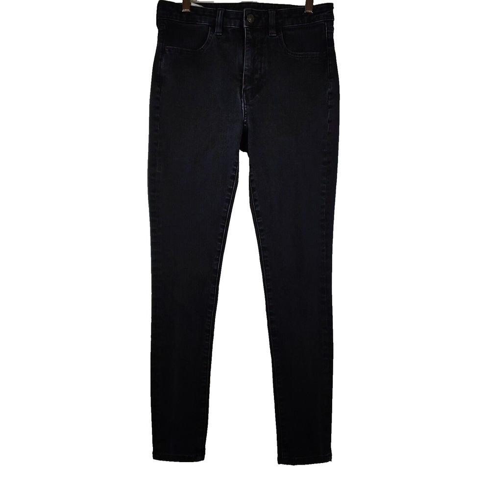American Eagle Jegging Womens 6 Reg (29x27) Black Super Hi Rise Stretch Denim